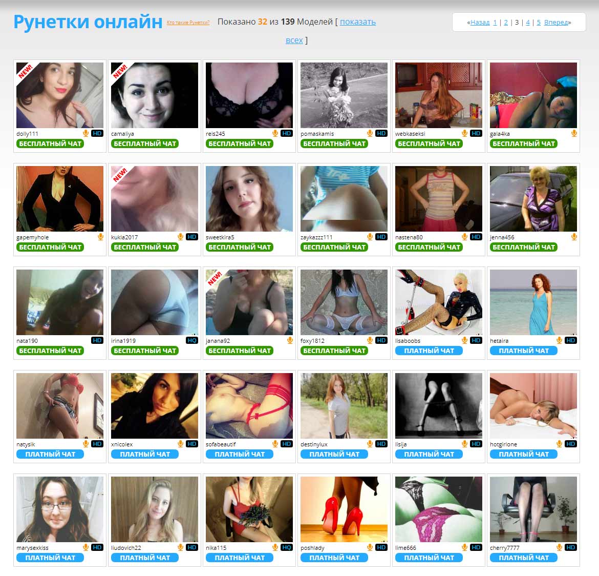 Дрочит на Рунетках
