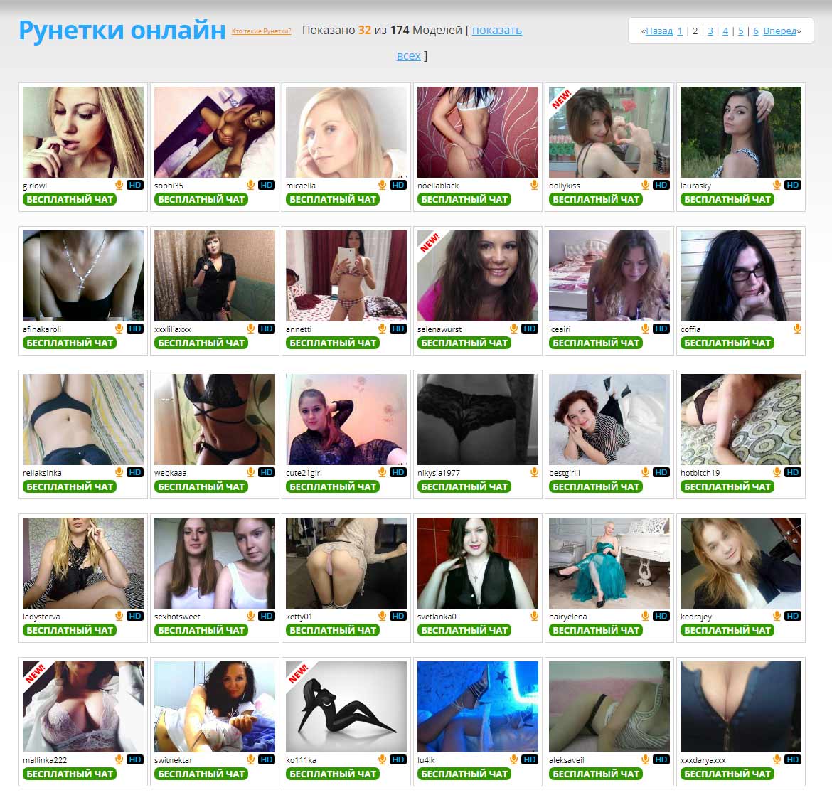 Приватные записи с Рунеток